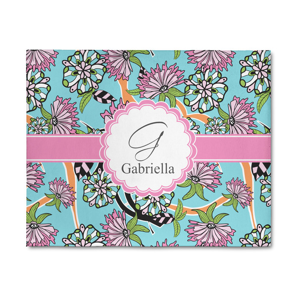 Custom Summer Flowers 8' x 10' Indoor Area Rug (Personalized)