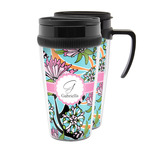 Summer Flowers Acrylic Travel Mug (Personalized)