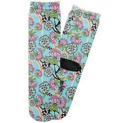 Summer Flowers Adult Crew Socks (Personalized)