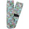 Summer Flowers Adult Crew Socks - Single Pair - Front and Back
