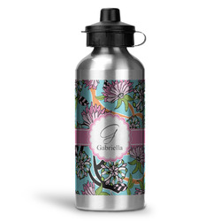 Summer Flowers Water Bottles - 20 oz - Aluminum (Personalized)