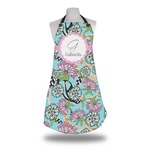 Summer Flowers Apron w/ Name and Initial