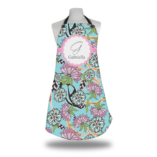 Summer Flowers Apron on Mannequin