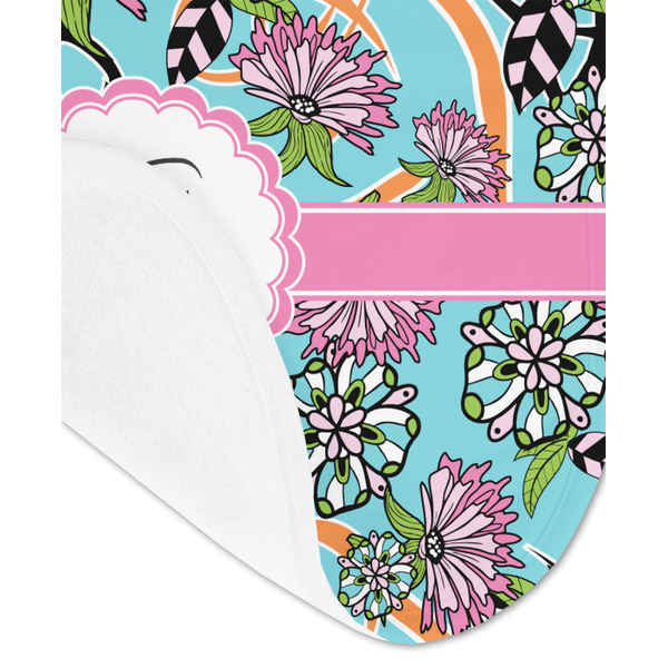 Summer Flowers Baby Bib - AFT detail