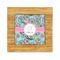 Summer Flowers Bamboo Trivet with Ceramic Tile Insert (Personalized)