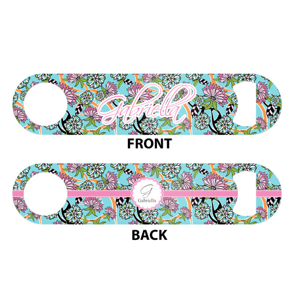 Summer Flowers Bar Bottle Opener - White - Approval