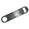 Summer Flowers Bar Bottle Opener - Silver w/ Name and Initial