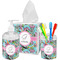 Summer Flowers Bathroom Accessories Set (Personalized)