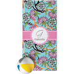Summer Flowers Beach Towel (Personalized)