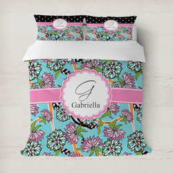 Summer Flowers Duvet Cover (Personalized)