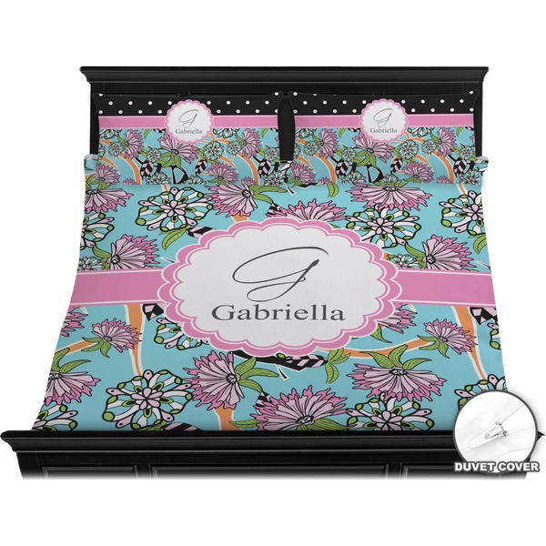 Summer Flowers Bedding Set (King) - Duvet