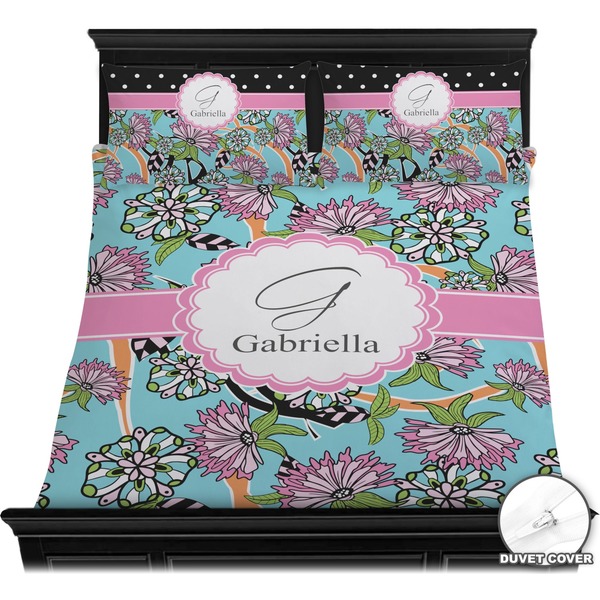 Summer Flowers Bedding Set (Queen) - Duvet