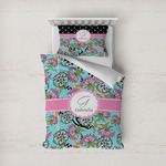 Summer Flowers Duvet Cover Set - Twin (Personalized)