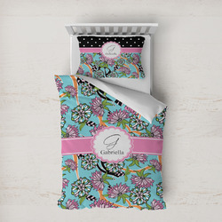 Summer Flowers Duvet Cover Set - Twin XL (Personalized)