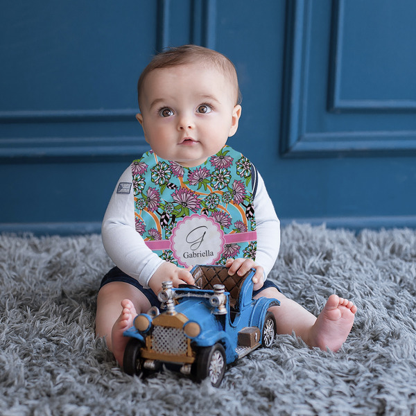 Summer Flowers Bib Lifestyle Boy