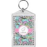 Summer Flowers Bling Keychain (Personalized)