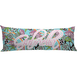 Summer Flowers Body Pillow Case (Personalized)