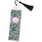Summer Flowers Bookmark with tassel - Flat