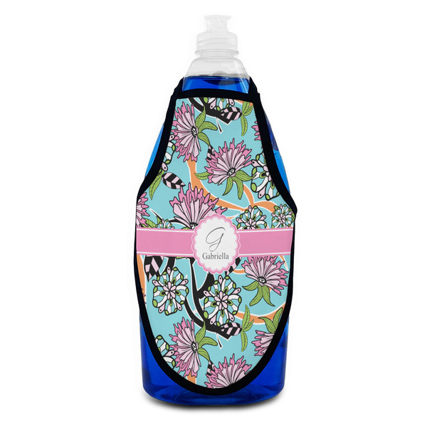Summer Flowers Bottle Apron - Soap - FRONT