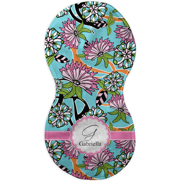 Summer Flowers Burp Peanut Shaped Flat