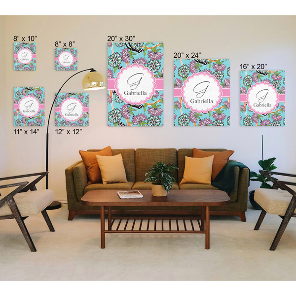Summer Flowers Canvas Prints - Multiple Sizes