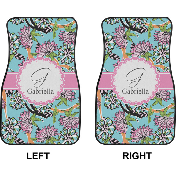 Summer Flowers Car Mat Front - Approval
