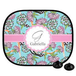 Summer Flowers Car Side Window Sun Shade (Personalized)