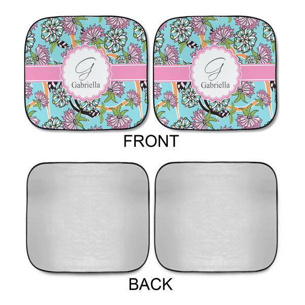 Summer Flowers Car Sun Shades - APPROVAL