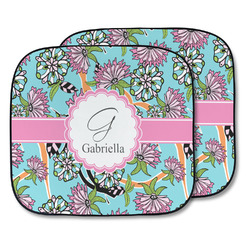 Summer Flowers Car Sun Shade - Two Piece (Personalized)
