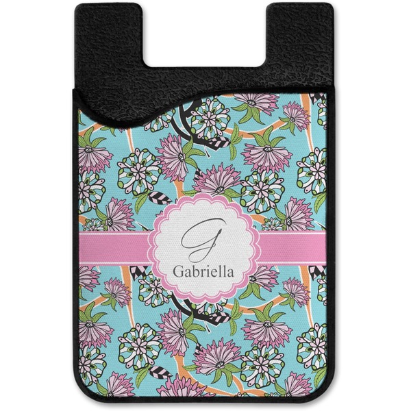Summer Flowers Cell Phone Credit Card Holder