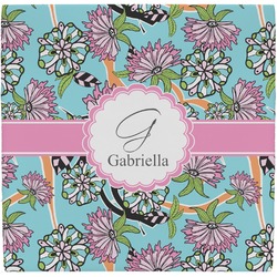 Summer Flowers Ceramic Tile Hot Pad (Personalized)