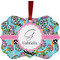 Summer Flowers Christmas Ornament (Front View)