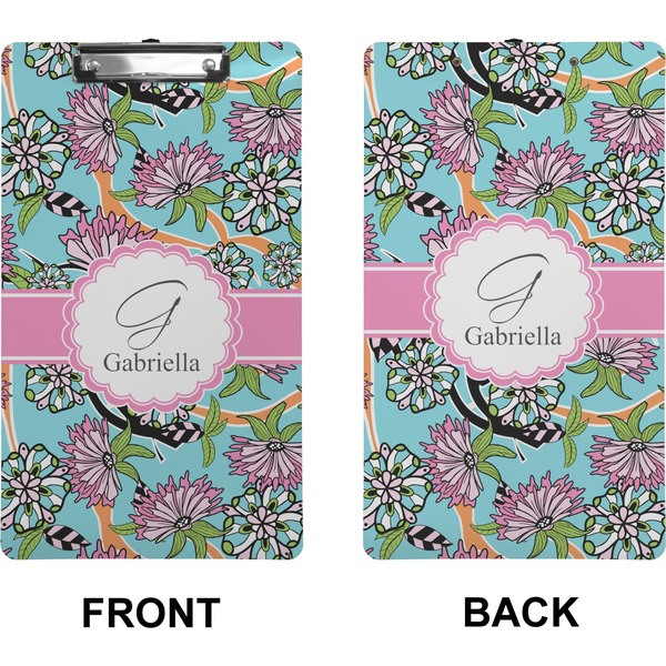 Summer Flowers Clipboard (Legal) (Front + Back)