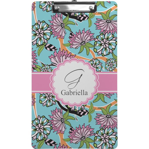 Custom Summer Flowers Clipboard (Legal Size) (Personalized)