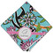 Summer Flowers Cloth Dinner Napkin - Single w/ Name and Initial