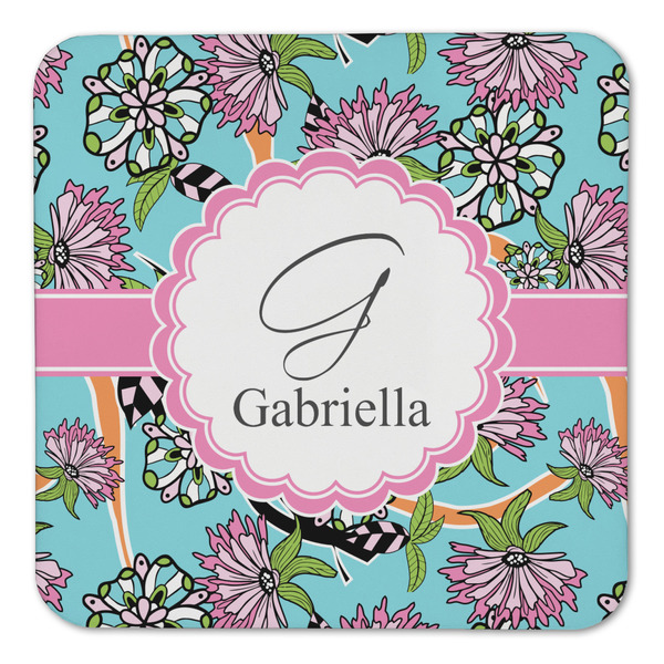 Summer Flowers Coaster Set - FRONT (one)