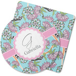 Summer Flowers Rubber Backed Coaster (Personalized)