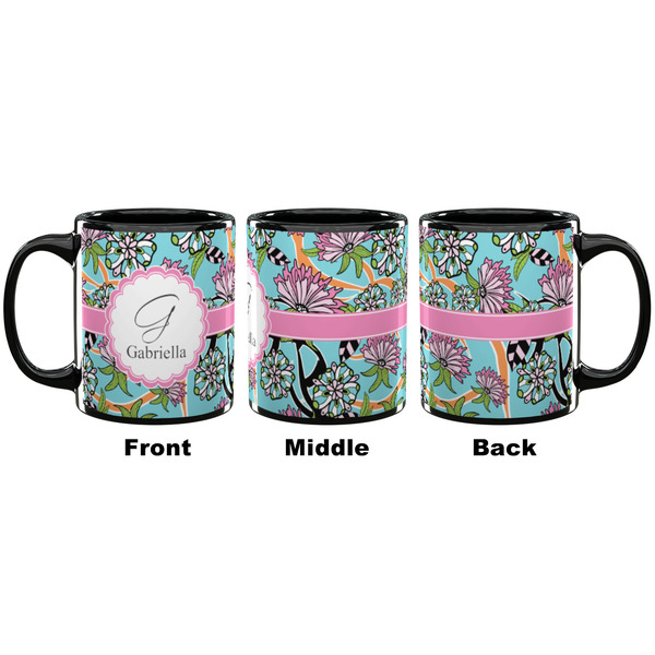Summer Flowers Coffee Mug - 11 oz - Black APPROVAL