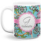 Summer Flowers 11 Oz Coffee Mug - White (Personalized)