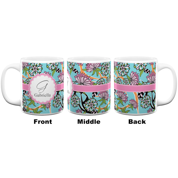 Summer Flowers Coffee Mug - 11 oz - White APPROVAL
