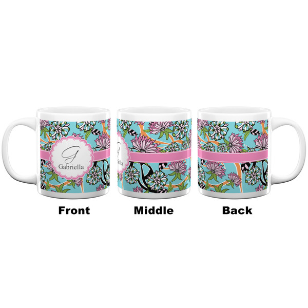 Summer Flowers Coffee Mug - 20 oz - White APPROVAL