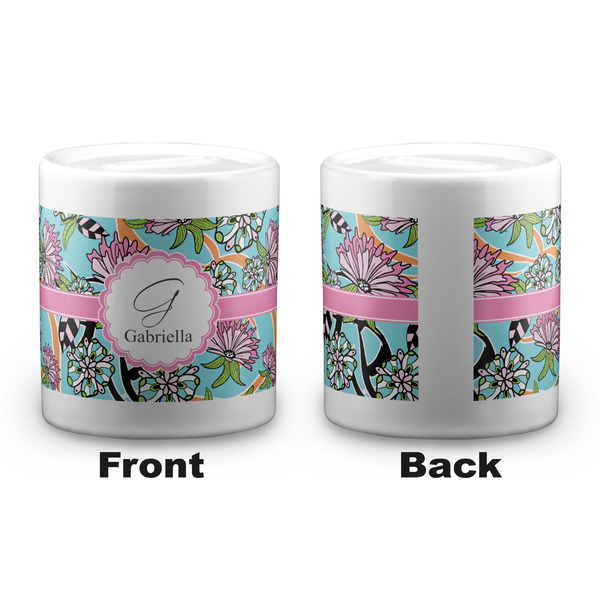 Summer Flowers Coin Bank - Apvl
