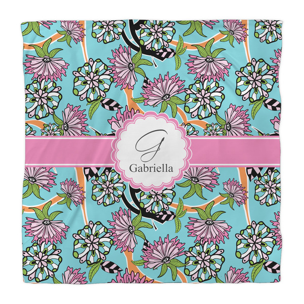 Summer Flowers Comforter - Queen - Front