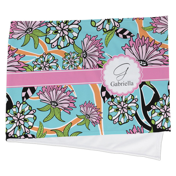 Custom Summer Flowers Cooling Towel (Personalized)