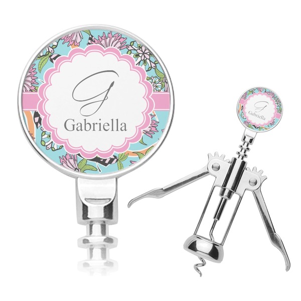 Custom Summer Flowers Corkscrew (Personalized)