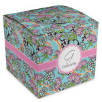 Summer Flowers Cube Favor Gift Boxes (Personalized)