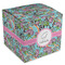 Summer Flowers Cube Favor Gift Box - Front/Main