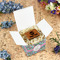 Summer Flowers Cubic Gift Box - In Context