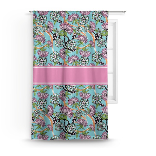 Custom Summer Flowers Curtain - 50"x84" Panel