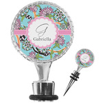 Summer Flowers Wine Bottle Stopper (Personalized)